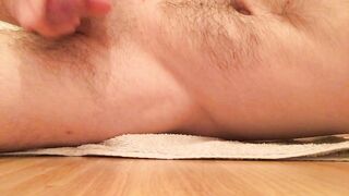 Frenulum Massage And Tugjob Ends With A Giant Spunk flow