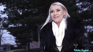 Public Agent - This golden-haired had Large Natural Breasts and a Large Thick Natural Butt