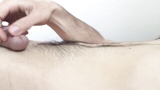 Frenulum Stimulation with Giant Cumload