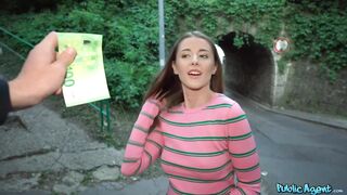 Public Agent - Hawt natural Student takes part in a social experiment