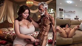 Grand-daddy screwing youthful latin babe