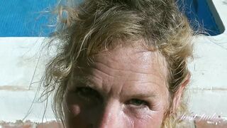 AuntJudys - Your Recent Pool Lady Mrs. Molly Sucks Your Wang (POV)
