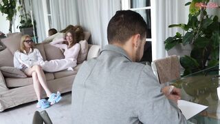 Please, Screw our Booties! 2 Gals, Barely of legal age, had an Anal fuckfest with their Mama's lover!