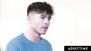 ADULT TIME - Shocked Guy Catches Hawt Stepmom Aderes Quin Getting Banged By His Most excellent Ally