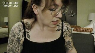 NSFW Review of the Playgirl Pistil licking dildo from The Bad Peach