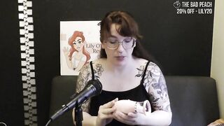 NSFW Review of the Playgirl Pistil licking dildo from The Bad Peach