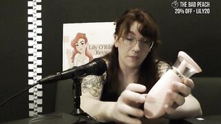NSFW Review of the Playgirl Pistil licking dildo from The Bad Peach