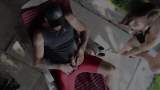Real Pair Banging Outside - Public Sex - Part two