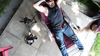 Real Pair Banging Outside - Hawt Sucking - Part 1