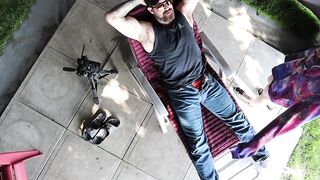 Real Pair Banging Outside - Hawt Sucking - Part 1