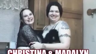 Plump coeds Christina & Madalyn get obscene