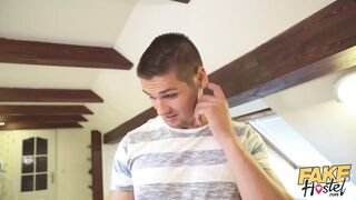 Fake Hostel - Controlling 2 Nice-looking Breasty Women to click this linkto a TRIO
