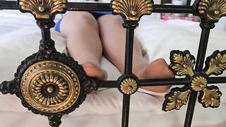 Blue Mini Petticoat Part 1 Foot Rubs