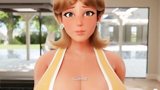 Mansion Days TABOO Manga Game Ep.two CAUGHT with a GIANT BONER by my STEP MAMMA in the kitchen !