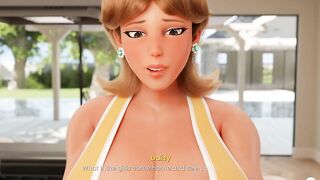 Mansion Days TABOO Manga Game Ep.two CAUGHT with a GIANT BONER by my STEP MAMMA in the kitchen !