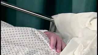 This nurse likes to screw her hunk patient in a hospital gown