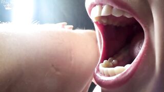 Hard Biting of Boy Fingers and Arm Film three Throat and Teeth Fetish!