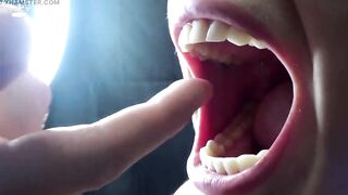 Hard Biting of Boy Fingers and Arm Film three Throat and Teeth Fetish!