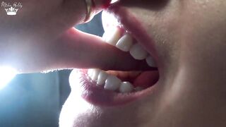 Hard Biting of Boy Fingers and Arm Film three Throat and Teeth Fetish!