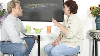 mother I'd like to fuck sucks knob then gets drilled to a throat spunk flow