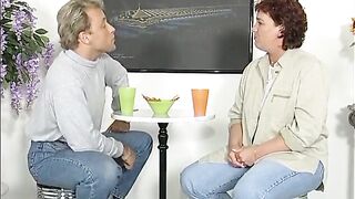 mother I'd like to fuck sucks knob then gets drilled to a throat spunk flow