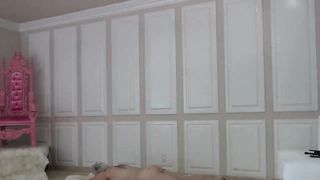 2 Mistresses trample and humiliate slave