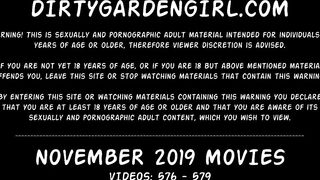 Dirtygardengirl NOVEMBER 2019 NEWS: huge prolapse, fisting