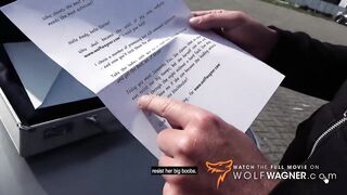 Wicked outdoor screwing for corpulent Samantha! Wolf Wagner casting