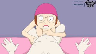 Family Man Meg FULL EPISODE Riding CREAMPIE Crossover Rick and Morty