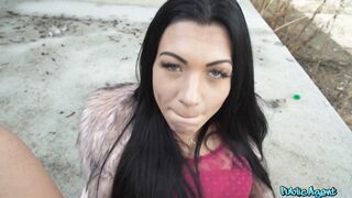 Public Agent - My Ally Screws her Sexy Tanned Body Outdoors in Public