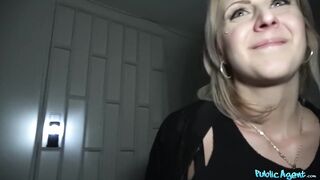 Her gracious breasts overspread in my goo - Public Agent
