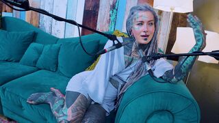 Anuskatzz tattoo model ASMR YOU - uncomfortable podcast talking