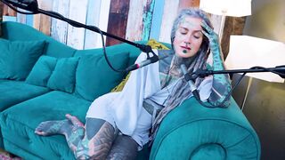 Anuskatzz tattoo model ASMR YOU - uncomfortable podcast talking