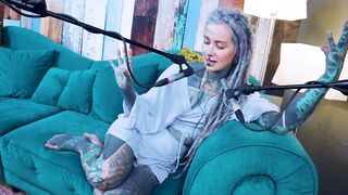 Anuskatzz tattoo model ASMR YOU - uncomfortable podcast talking