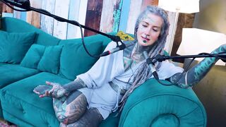 Anuskatzz tattoo model ASMR YOU - uncomfortable podcast talking