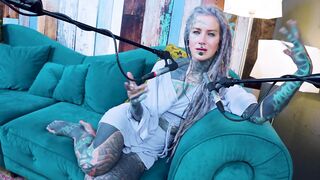 Anuskatzz tattoo model ASMR YOU - uncomfortable podcast talking