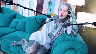 Anuskatzz tattoo model ASMR YOU - uncomfortable podcast talking