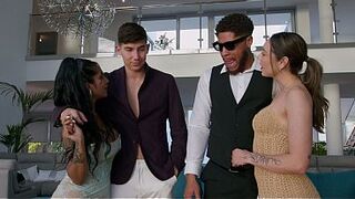 CUCKOLD SPOUSE SHARES HIS WIFE WITH NEIGHBORS - YASMINA KHAN - CATHERINE KNIGHT