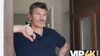 VIP4K. Dad is banging her in the backyard