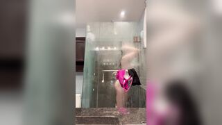 My girlfriend sent me this from her bath