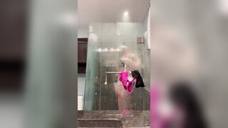 My girlfriend sent me this from her bath