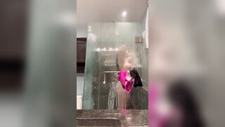 My girlfriend sent me this from her bath