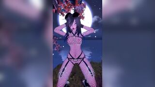 puppy beauty dancing in the moonlight