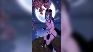 puppy beauty dancing in the moonlight