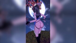 puppy beauty dancing in the moonlight