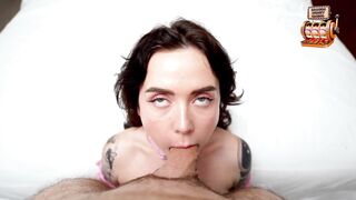 BLAZING SENSATION FUELS UNRELENTING REVERSE COWGIRL CREAMPIE FLOOD