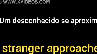 Wife goes to porn theater alone and has sex with strangers out of a cock rubber and takes loads in her throat!