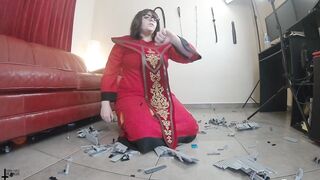 BTS Giantess Empress Destroys Star Destroyer