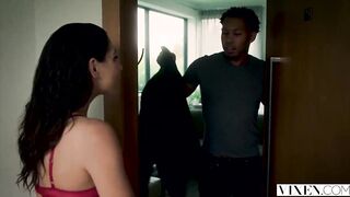VIXEN Abella Danger Gets Locked Out And Has Vehement Sex W