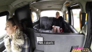 FULL MOVIE - Full Bush Blond Licks My Dark hole Then Squirts Hard From Sextoy In Cab Sex - Female Fake Taxi